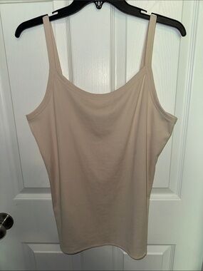 NWT No Boundaries Beige Ribbed Camisole Tank